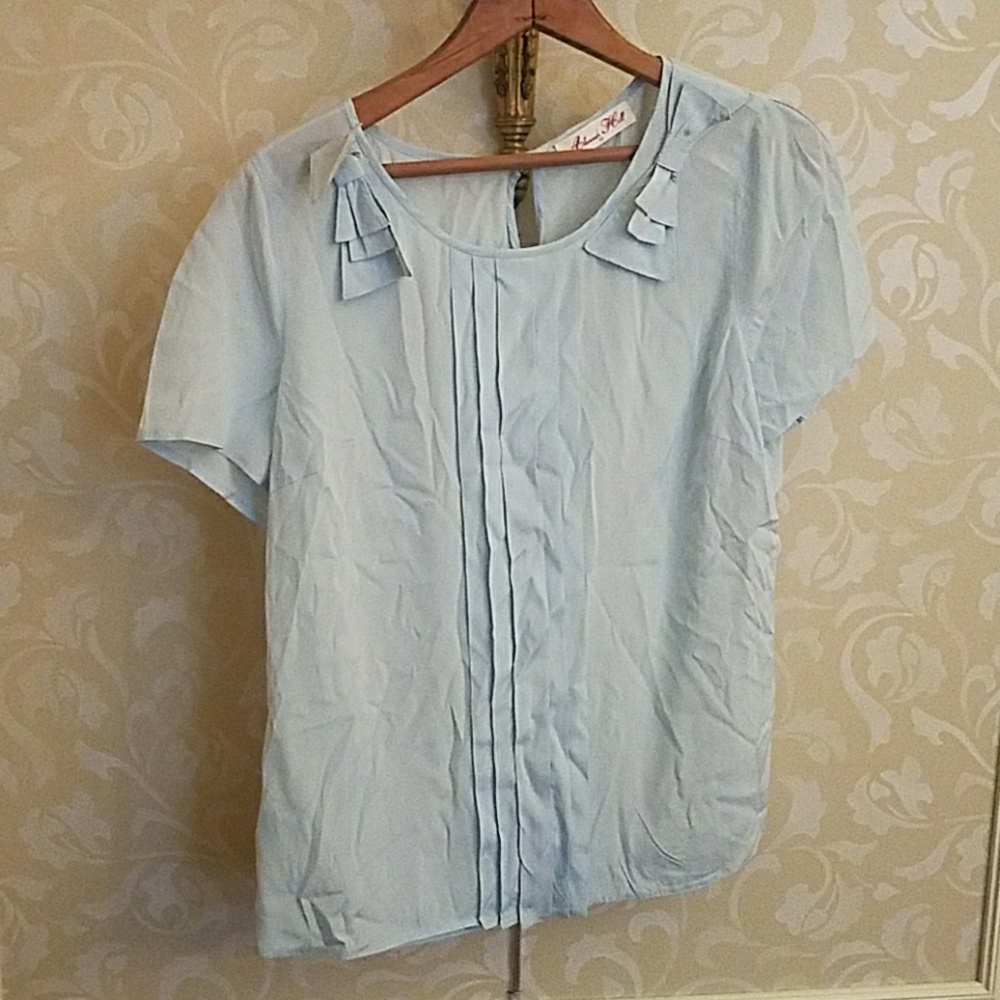 baby blue silk bow top alannah hill 12 au